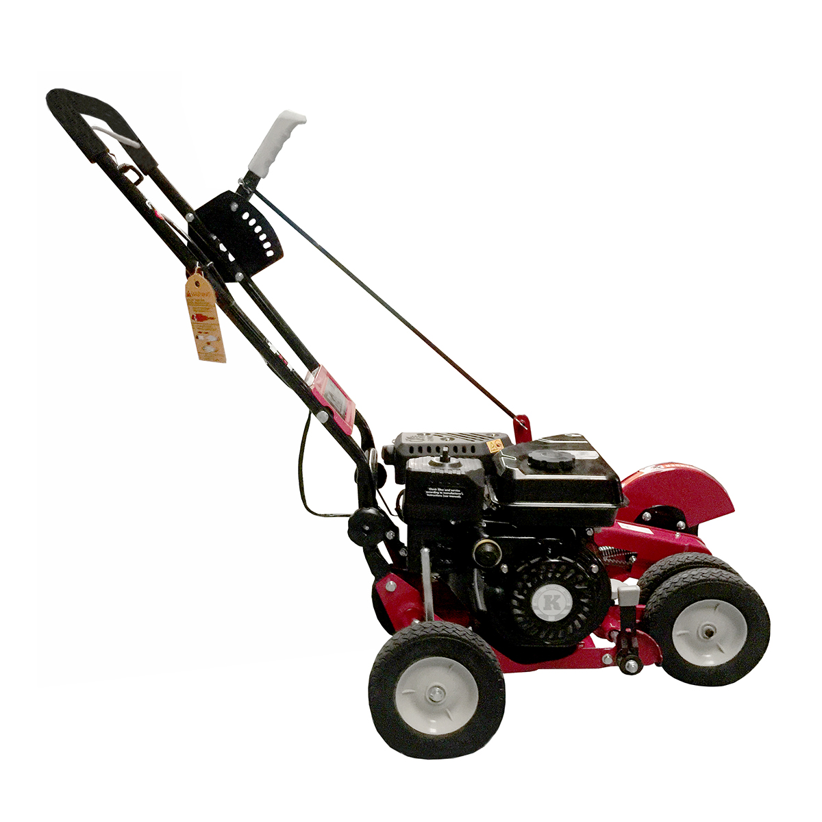 Gas clearance lawn edgers